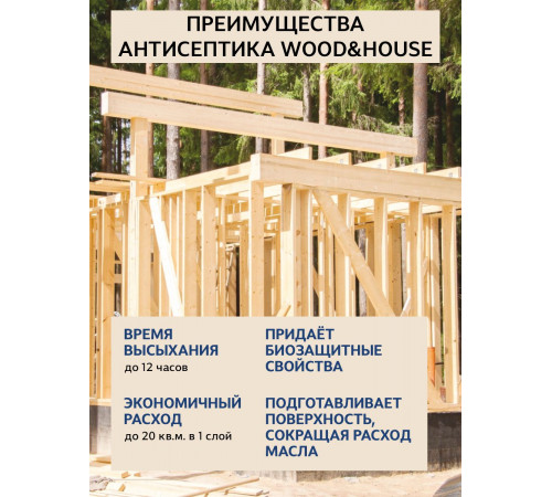 Заказать ГРУНТОВОЧНЫЙ АНТИСЕПТИК WOOD & HOUSE в Нижневартовске, Ханты-Мансийский автономный округ — Югра